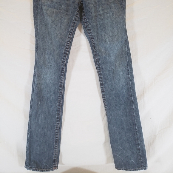 True Religion Women’s Straight Leg Medium Washed Jeans Size 25 - Picture 10 of 10